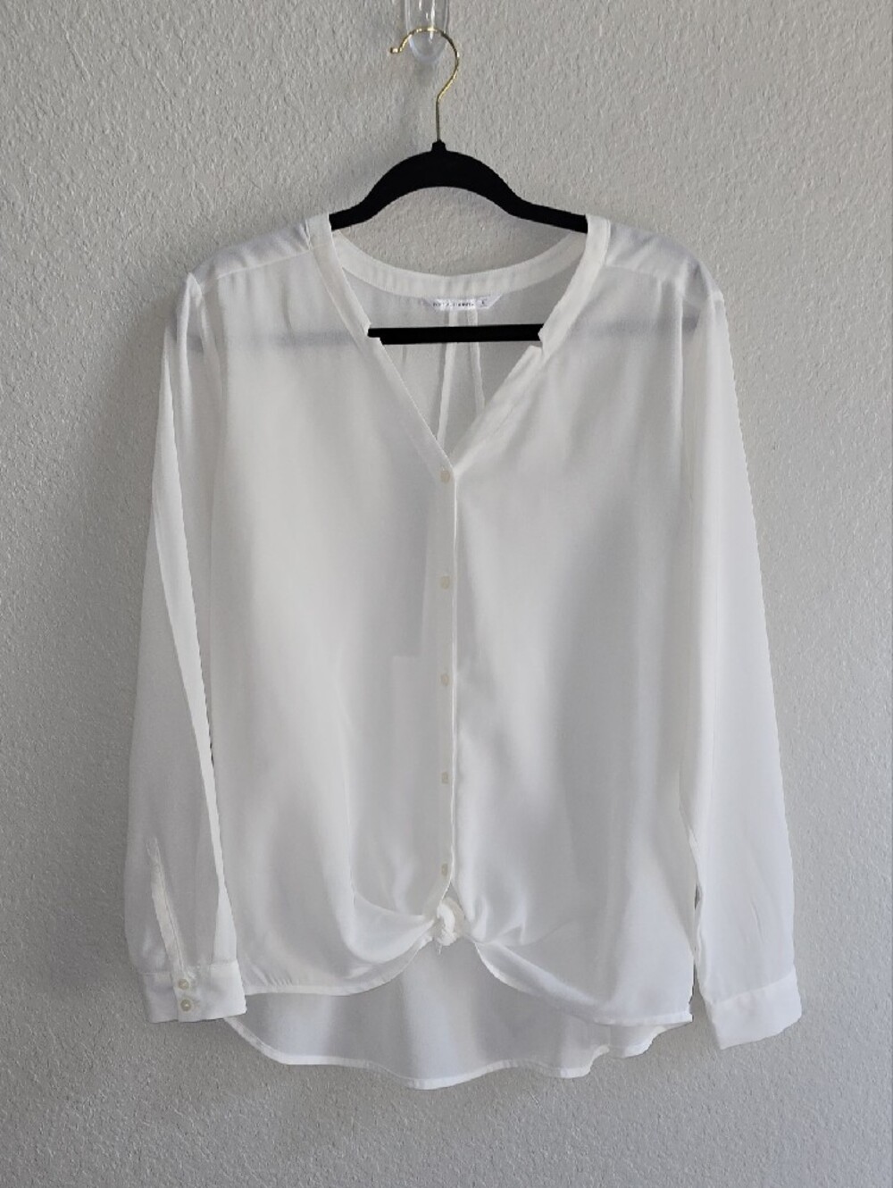 Port Authority Women's Button-Front V-Neck Blouse-Lg